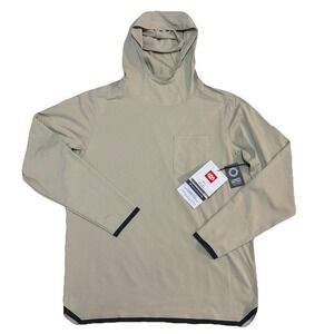 NWT 686 Men's Small Long Sleeve Let's Go Tech Hoody Putty Color
